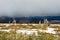 Snowy subarctic scene of Ogilvie Mountains YT Canada