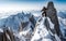 Snowy Summit Achievement Equipped Climber\\\'s Conquest