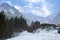 Snowy trail in Tatra mountains