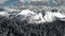 Snowy Tree Covered Mountain Scenery