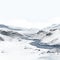 Snowy Tundra: Photorealistic Renderings Of Desolate Landscapes