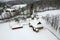 Snowy Vermont Rural Landscape