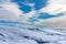 Snowy winter Landscape of the Lessinia Plateau - Altopiano della Lessinia Veneto Italy