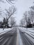 Snowy Wintery Road