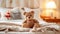 Snuggly Friend Cute Plush Bear Toy Adds Sweetness to Kids\\\' Bedroom - Generative AI