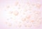 Soap bubbles are a new gentle tender pattern of pink color on a pretty pink background