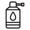 Soap dispenser icon outline vector. Cosmetic foam