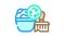 soap dispenser zero waste color icon animation