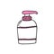 Soap for intimate hygiene doodle icon