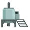 Soap production factory icon cartoon vector. Nature spa product