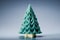 Soap Shaped Like A Christmas Tree. Generative AI