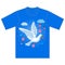 Soaring dove with flower, tshirt