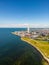 Soaring Heights - Aerial View of Malmo's Tallest Building