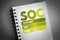 SOC - System On Chip acronym on notepad, technology concept background