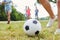 Soccer as leisure time between friends