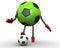 Soccer ball character