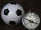 Soccer ball and compass