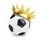 Soccer ball crown