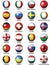 Soccer Ball European Countries Flags Euro 2016