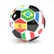Soccer Ball With Flags 3D Render