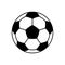 Soccer ball icon Flat vector