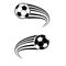 Soccer ball icon vector set. Sport ball illustration sign collection. football ball symbol.