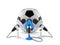 Soccer ball with interview microphones