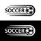 Soccer ball motion line symbol