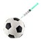Soccer Ball narcotic syringe isolated