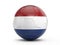 Soccer ball Netherlands flag