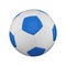 Soccer ball realistic 3d raster illustration. Isolated football ball. International sports competition, tournament.