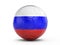 Soccer ball Russia flag