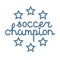 Soccer Champion Decoration