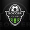 Soccer club, sport logo.