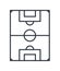 soccer court line icon