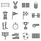 Soccer equipment icon vector design symbol