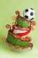 Soccer fantasy cake