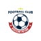 Soccer Fever Big Ball Footbal Club Emblem