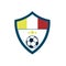 Soccer Fever Concave Shield Footbal Club Emblem