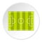 Soccer field or football grass field icon circle