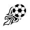 Soccer Fire Logo Design Element ball, fire, soccer, flame, burn, design, football,