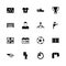 Soccer - Flat Vector Icons