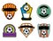 Soccer Football Badges and Labels