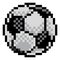 Soccer Football Ball Pixel Art Sports Game Icon