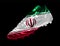 Soccer football boot with the flag of Iran printed on it