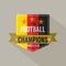 Soccer or Football Champions Badge