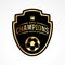 Soccer Football Champions Badge Emblem Illustration