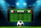 Soccer football mobile live scoreboard