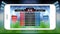 Soccer football mobile live, Scoreboard team A vs team B and global stats broadcast graphic soccer template