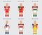 Soccer football player flag europe uniform icon group b